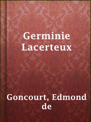 Germinie Lacerteux - ebook
